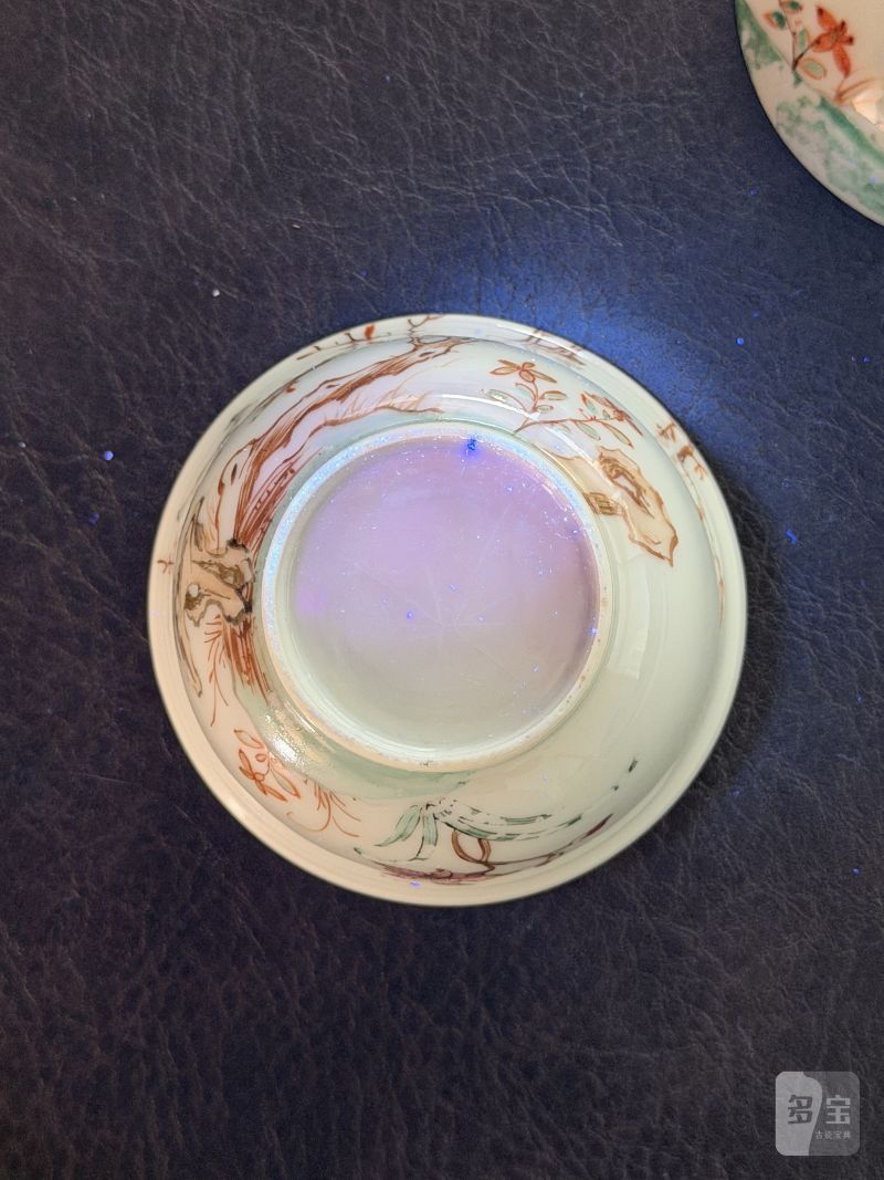 清乾隆 粉彩花鸟纹茶具一套25件 - 图37